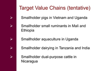 Shaping a new CGIAR Mega Program on Livestock and Fish: The Proposals 