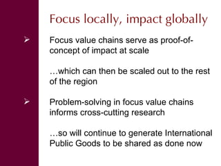 Shaping a new CGIAR Mega Program on Livestock and Fish