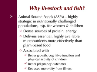 Shaping a new CGIAR Mega Program on Livestock and Fish