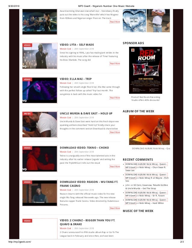 Mp3 Gee K Nigeria S Number One Music Website
