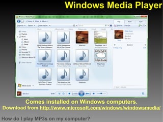 MP3s and players: An introduction | PDF