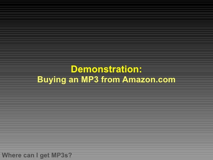 MP3s and players An introduction