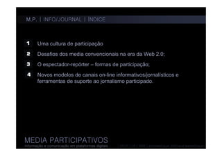 Media participativos 4 - informação/jornalismo