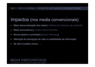 Media participativos 4 - informação/jornalismo