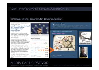 Media participativos 4 - informação/jornalismo