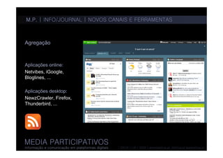 Media participativos 4 - informação/jornalismo
