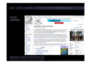 Media participativos 4 - informação/jornalismo