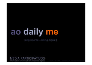 Media participativos 4 - informação/jornalismo