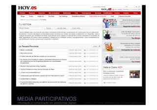 Media participativos 4 - informação/jornalismo