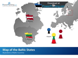 Illustrations of Baltic Countries Map of the Baltic States Download at  SlideShop.com 