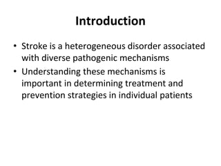 Pathophysiology of ISchemic Stroke | PPTX