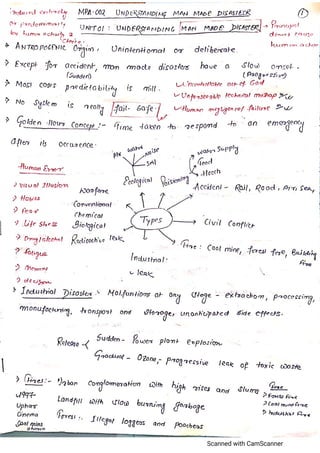 MPA_002_Understanding_Man_Made_Disaster_Handwritten_Notes