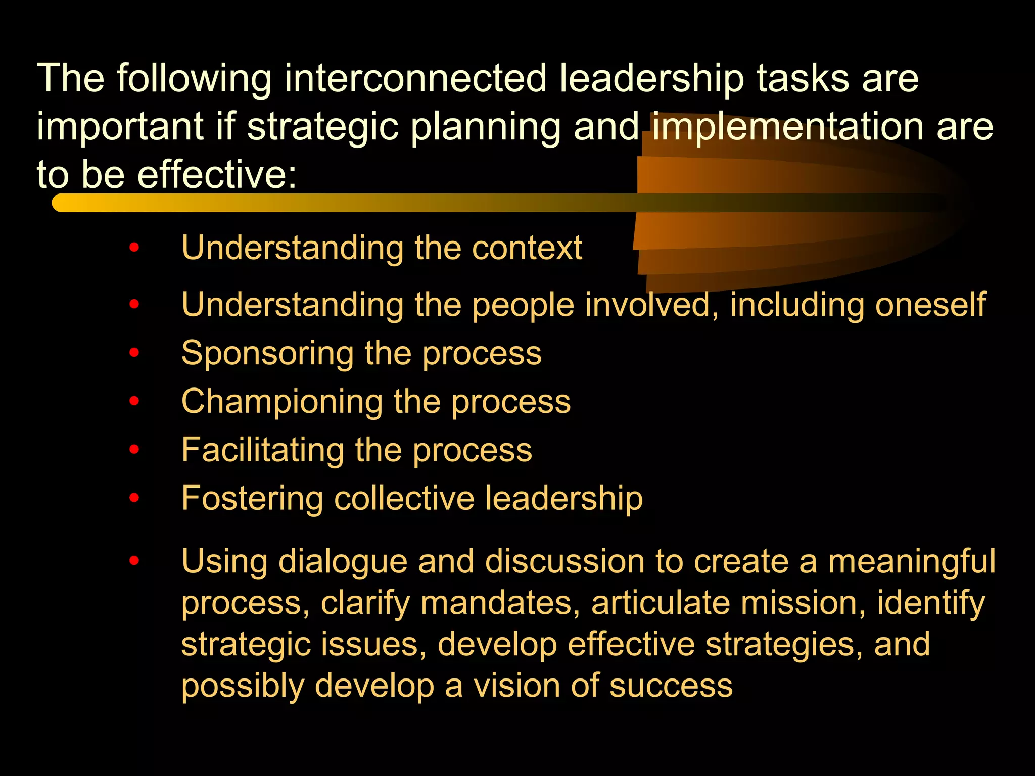 Leadership and Strategic Planning | PPT