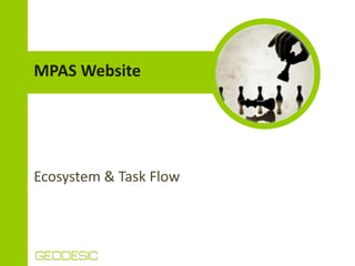 MPAS Website

Ecosystem & Task Flow

 