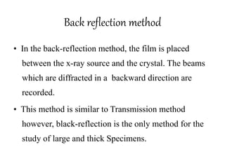 X-ray Crystallography | PPTX