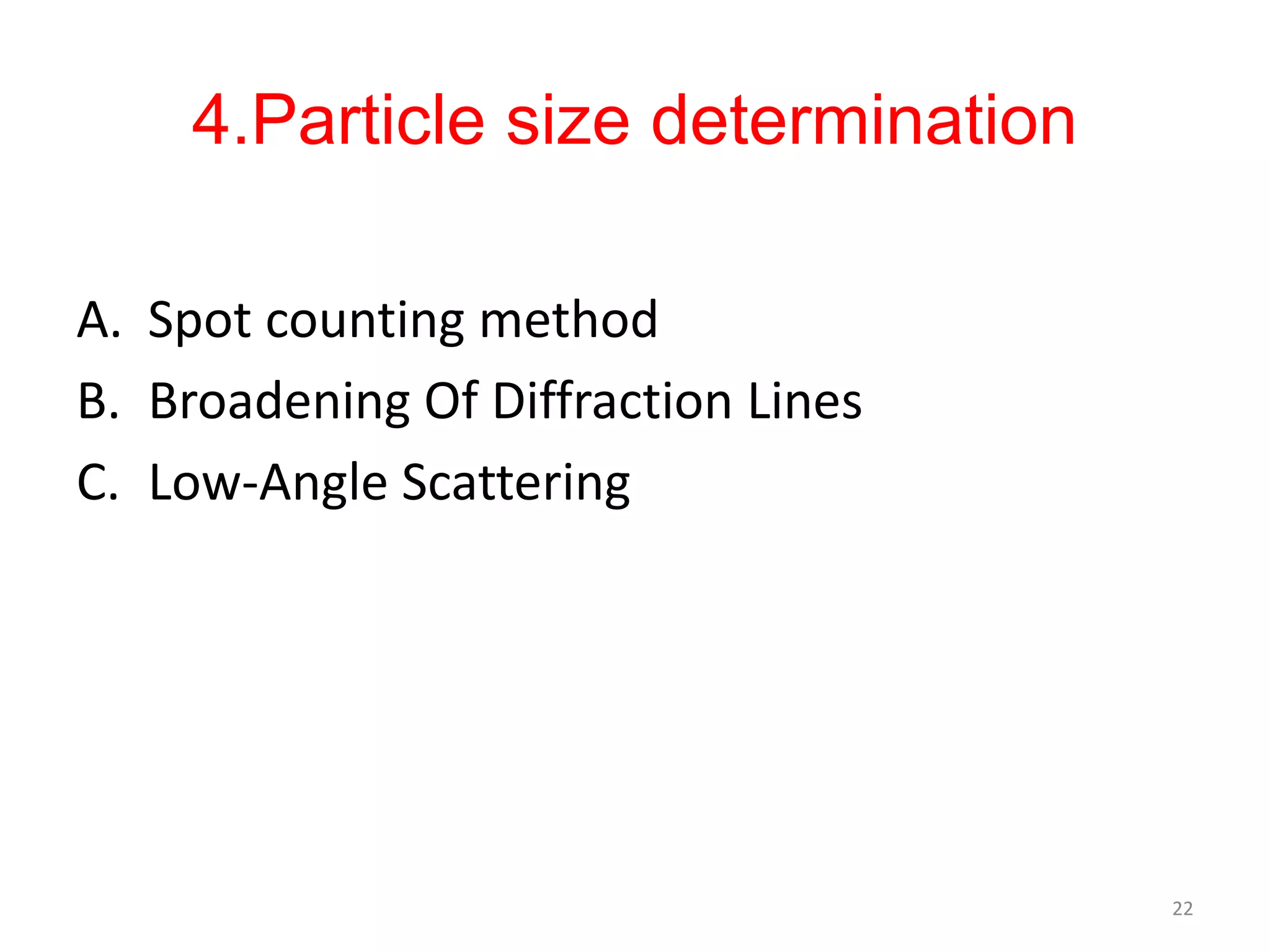 Types of Crystals and Application of X-ray Diffraction | PPTX
