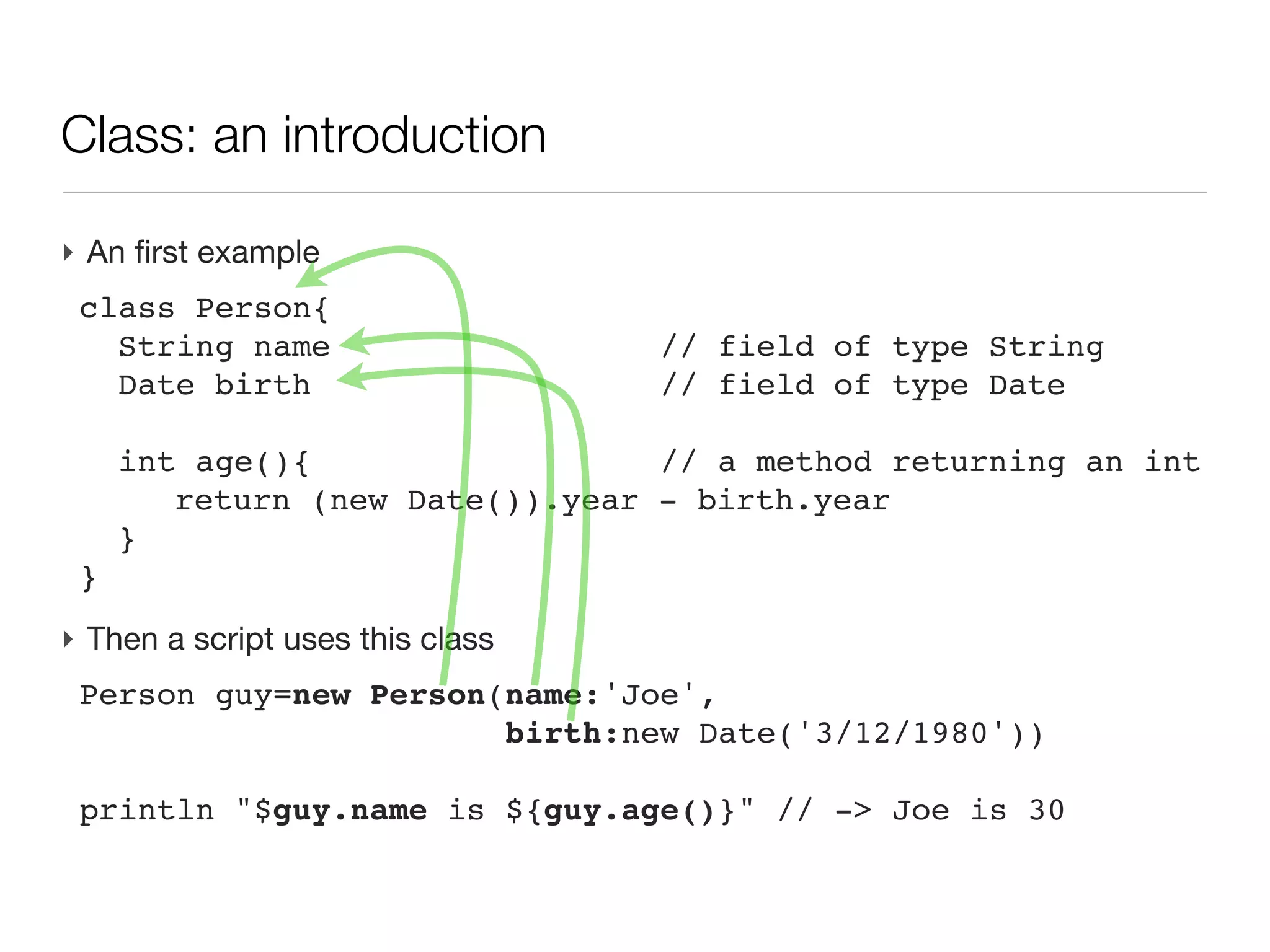 XmlSlurper: subtree with constraints with findAll

‣ We can add constraints on the element to be actually walked through
‣ Getting oneElement where symbol attribute has 2 characters
 insilicoDef.elements.oneElement.findAll{
                                   it.@symbol.text() ==~ /../
                                      }

‣ Where mass children has monoisotopic attribute is >6
 findAll{ (it.mass.@monoisotopic.text() as BigDecimal) > 6 }

‣ Elements with exactly 2 isotopes.oneIsotope children
 findAll{ it.isotopes.oneIsotope.size() == 2 }
‣ Getting the first element and piping closures
 insilicoDef.elements.oneElement[0]
          .isotopes.oneIsotope.'@mass'*.toDouble().sum()
‣ http://groovy.codehaus.org/Reading+XML+using+Groovy%27s
 