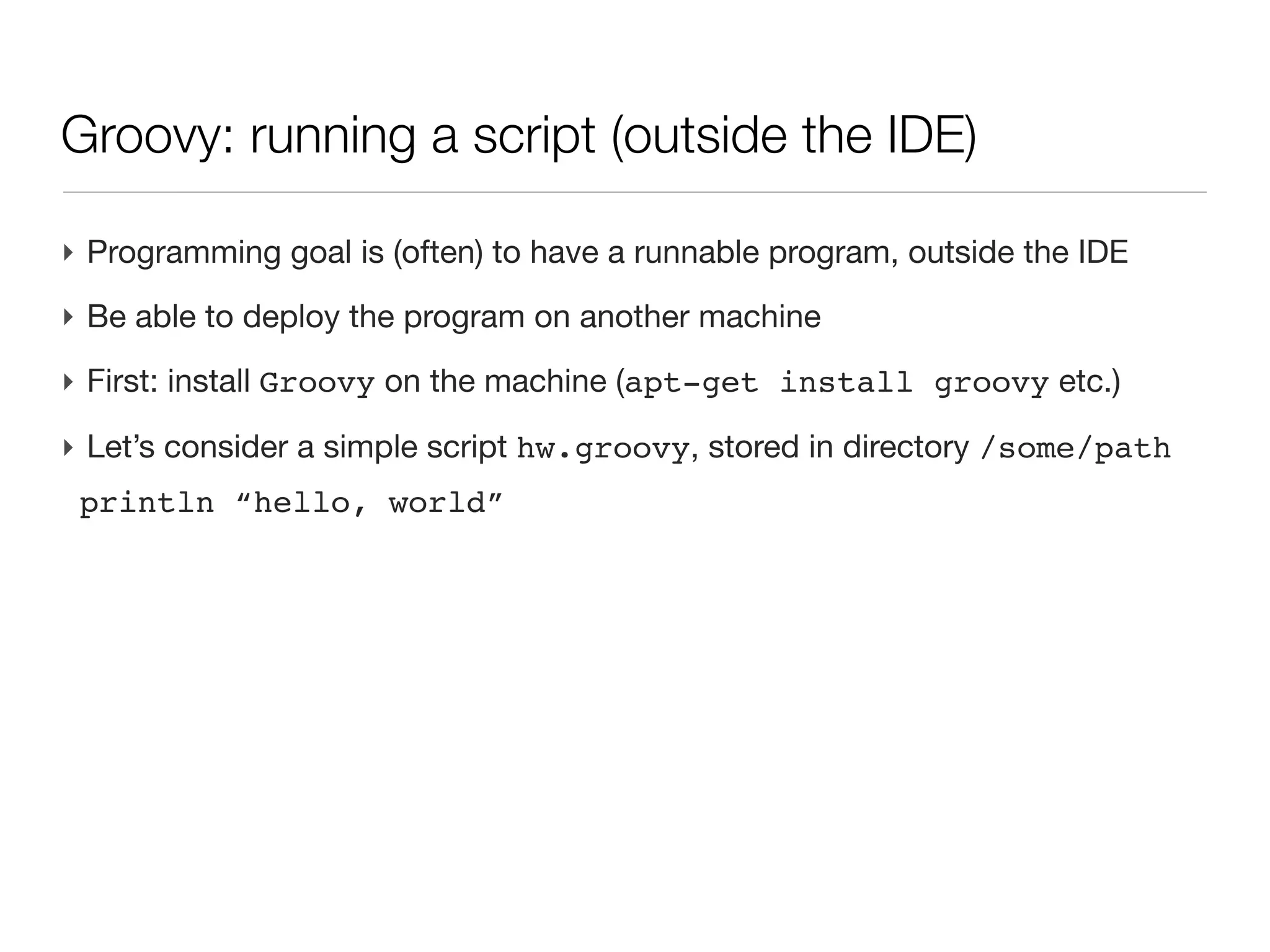 YAGNI: You Ain’t Gonna Need It




                                 11
 