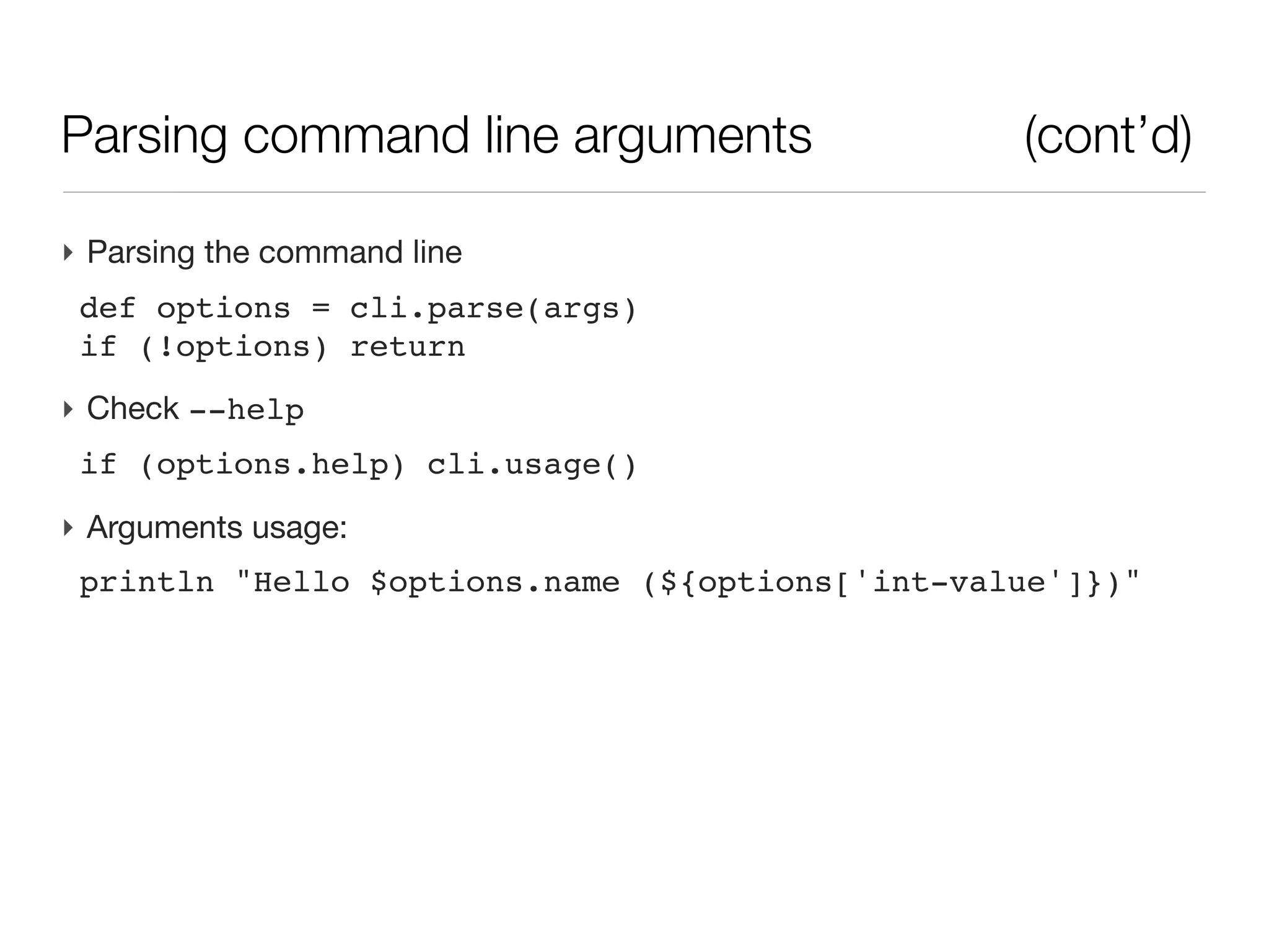 Code design: YAGNI




‣ Problems:
  - the code get more complex, harder to maintain,
 
