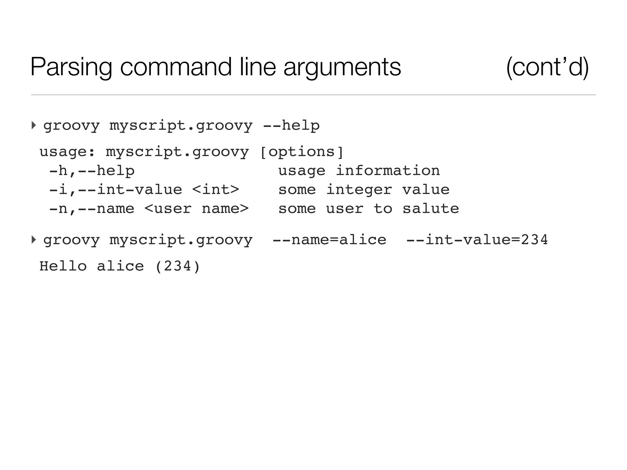 Code design: YAGNI



‣ Fight YAGNI:
 