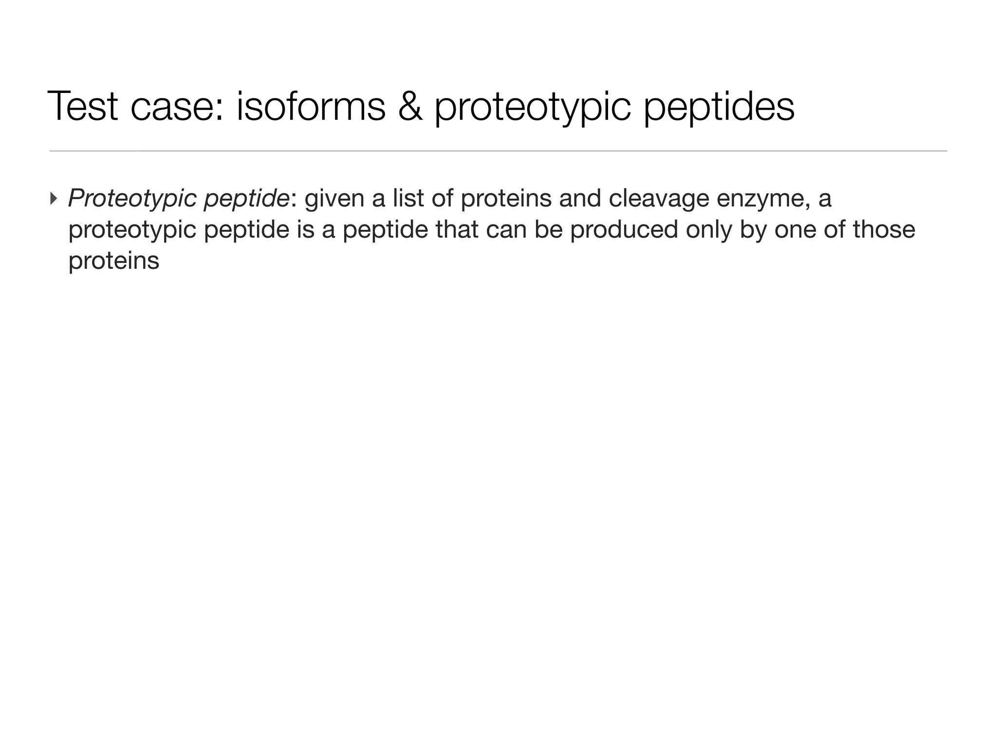 Running a script with a packaged library

‣ A script by itself is soon meaningless, it is often backed by a library of
  packaged classes for doing the actual business
‣ The script is often the last assembly of coded (and tested) functionalities
‣ Library is packaged as a jar (Java Archive) and the script is written on the
  side, making calls to the archive
‣ The jar if often the distributed part of a code

‣ The script varsplic.groovy uses the jar
 import unige.mpb.eop.proteomics.uniprot.UniprotEntrySplicer
 ...
 def xml=new XmlSlurper()
     .parseText("http://pir.uniprot.org/uniprot/${ac}.xml"
                .toURL().text)
     .entry
 UniprotEntrySplicer splicer=[entryXml:xml]
 splicer.buildAllIsoforms().values().each{print it}
 