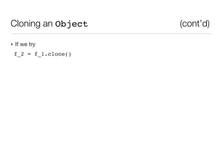 Throwing your Exception

int factorial(int n){
  if(n<0)
     throw new RuntimeException(“cannot pass negative value
($n)”)
  //continue
}
def computeFactorial(int n){
  if(n>100)
     throw new IllegalArgumentException(“no fact for >100”)
  factorial(n)
}
//Script
try{
   computeFactorial(i)
}catch(Exception e){....}
 