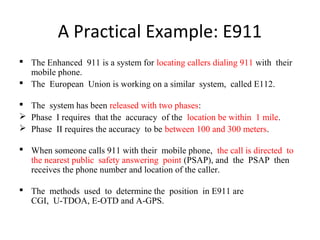 E911 Mobile Positioning System | PPT