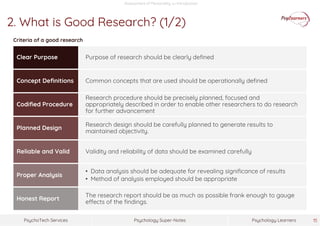 Understanding Research and Research Process | PDF