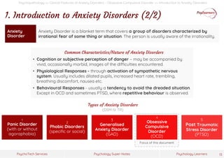 Mental Disorders >> Obsessive Compulsive Disorder | PDF