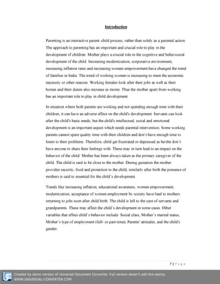 Dissertation File Sample IGNOU Sample File for MPCE016 Research Project Dissertation GW | PDF