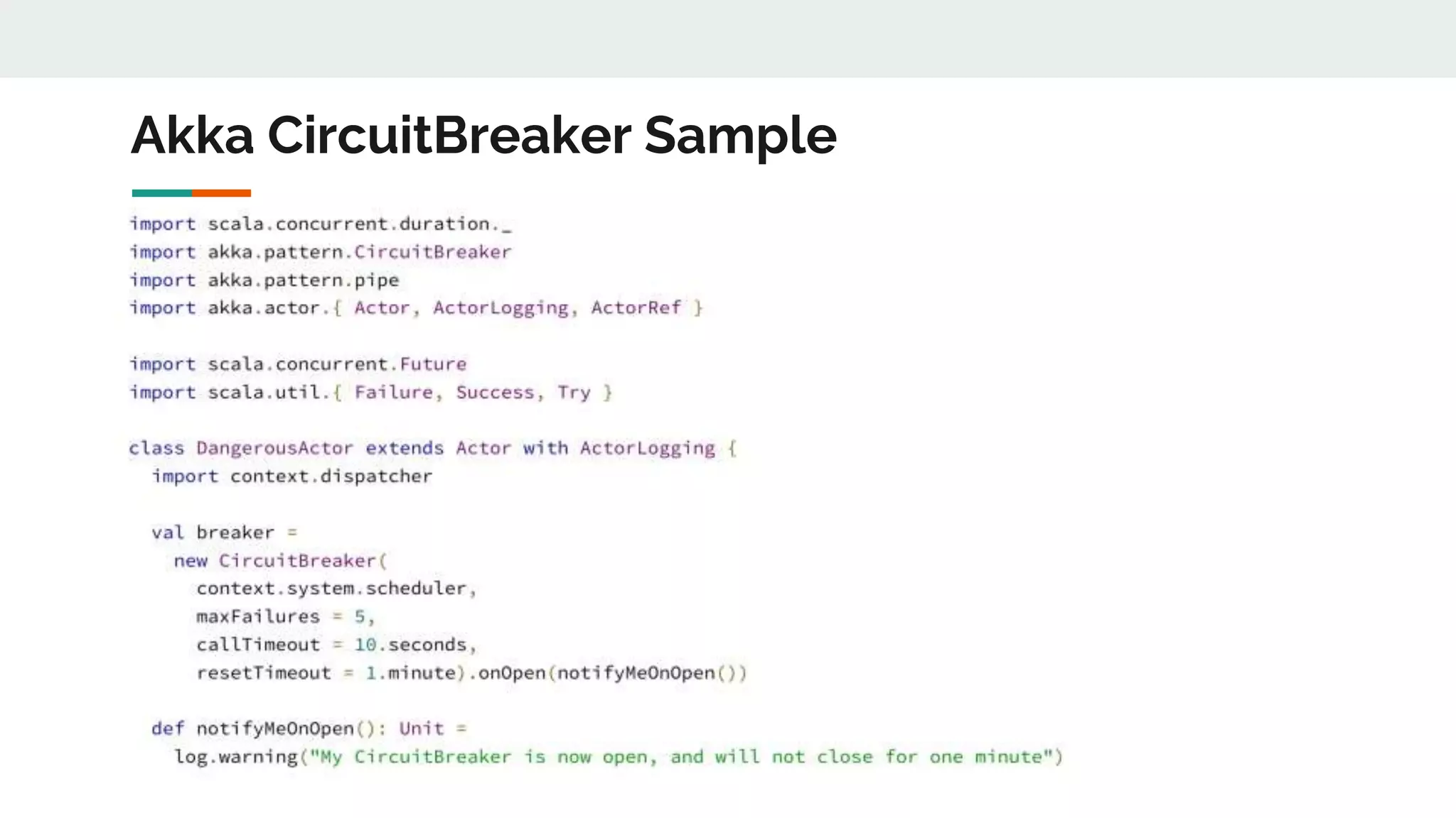 Akka CircuitBreaker Sample