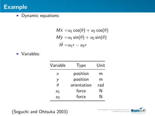 Real Time Code Generation for Nonlinear Model Predictive Control | PDF