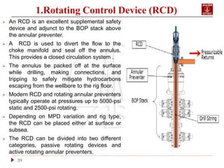 MANAGED PRESSURE DRILLING PRESENTATION | PPTX