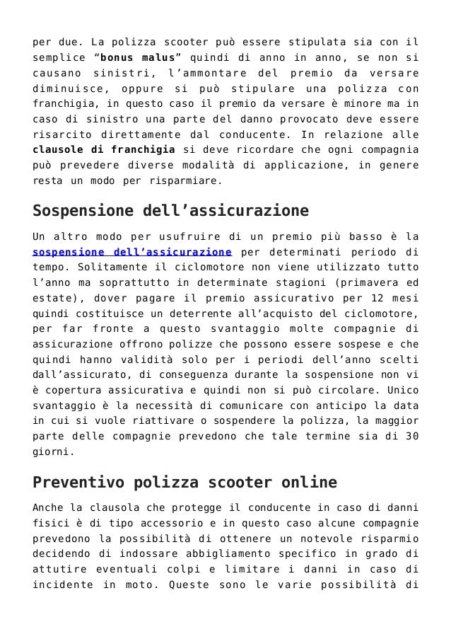 Costo Assicurazione Ciclomotore 50