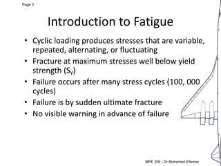 MEP 209: Design of Machine elements LEC 5