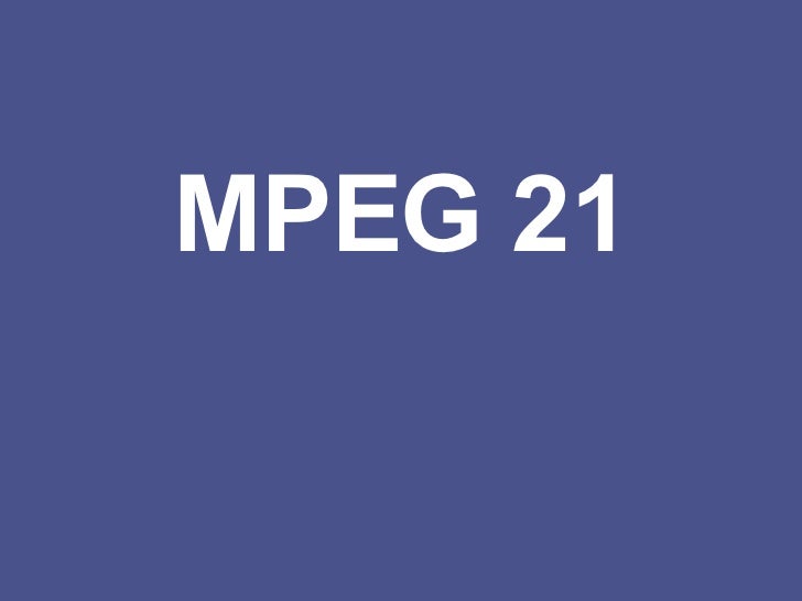 MPEG 4MPEG 4
