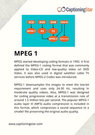 MPEG Standards. Know What Video Format to Choose MPEG-2 or MPEG-4.pdf