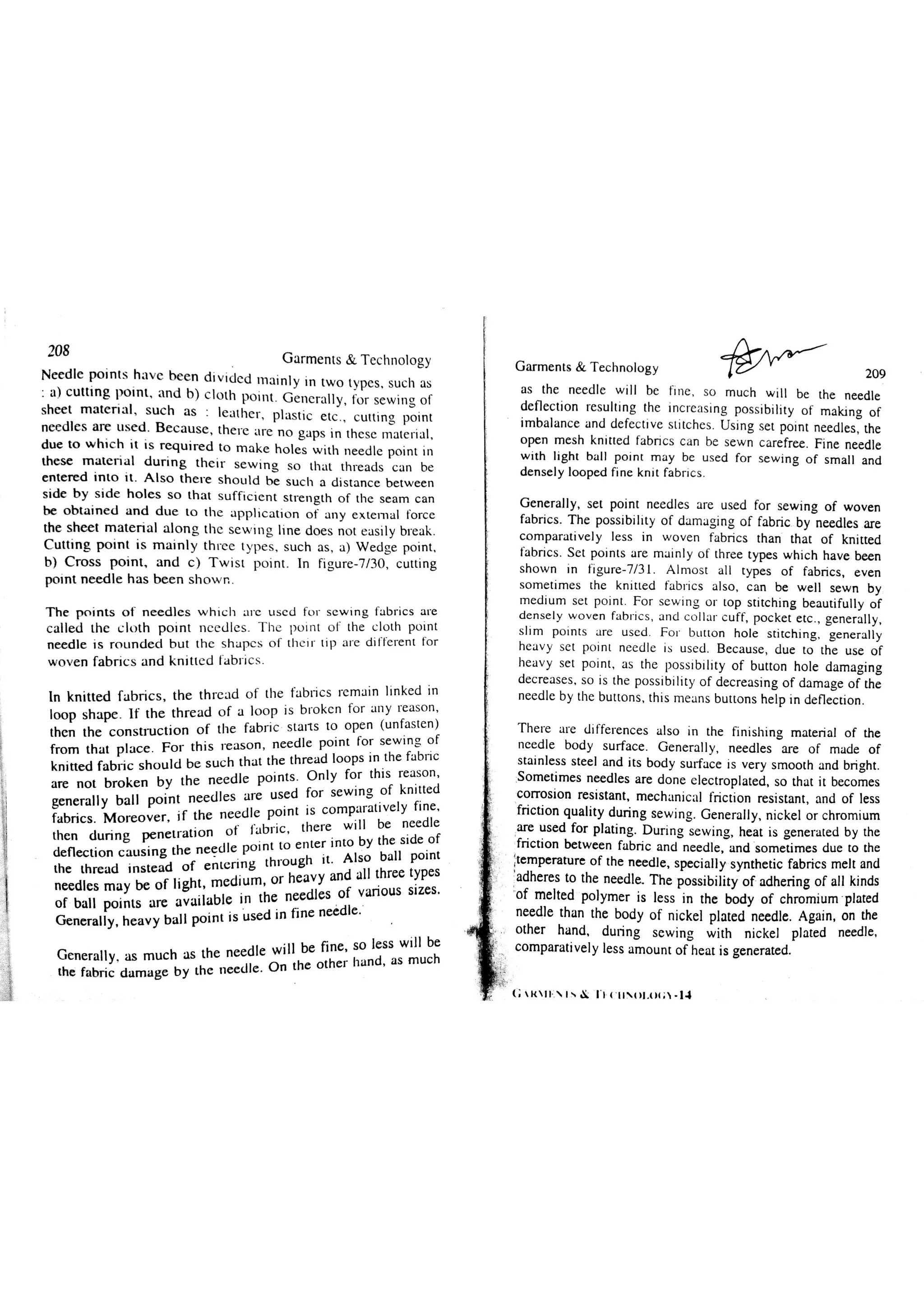 Garments & Technology