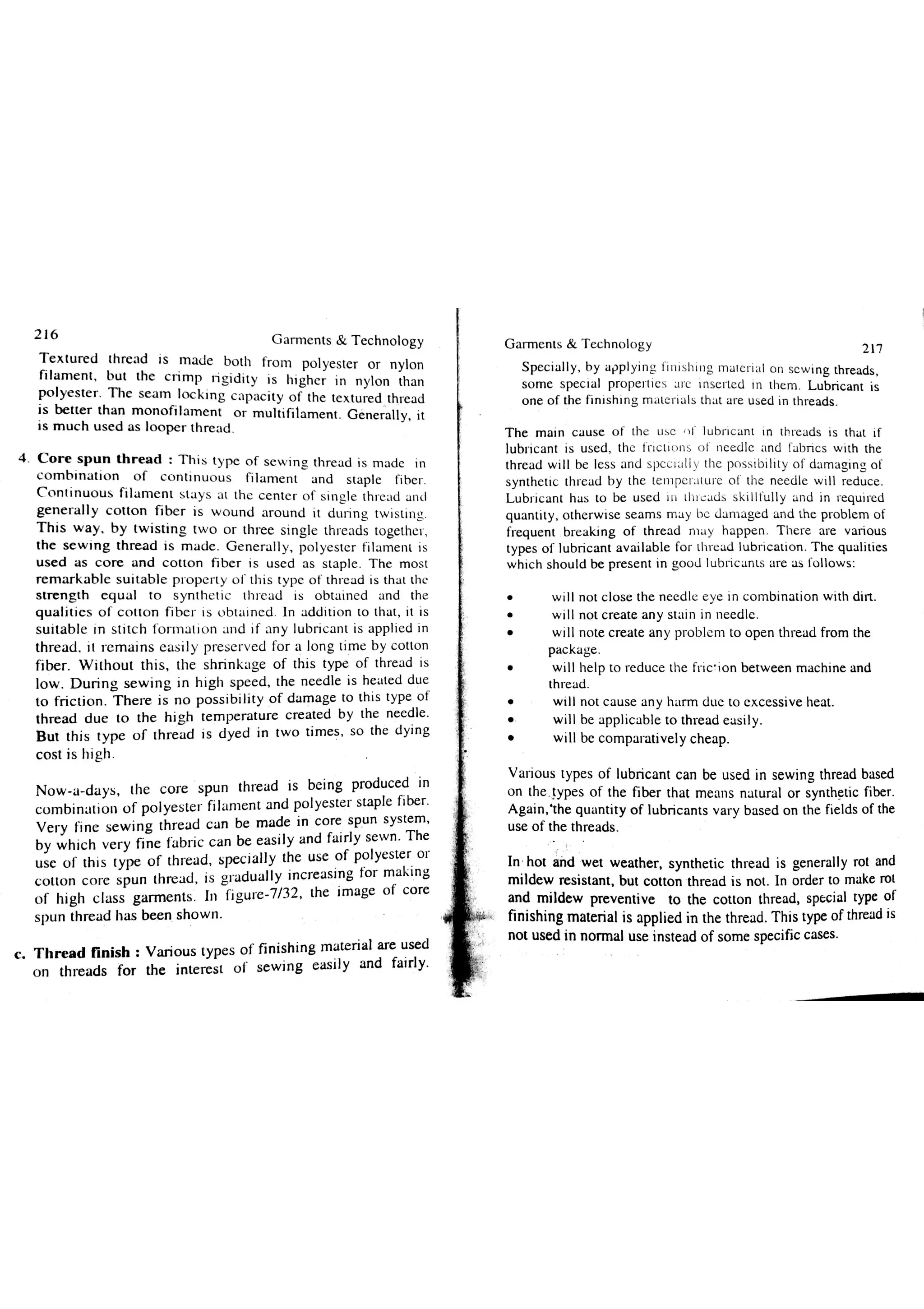 Garments & Technology