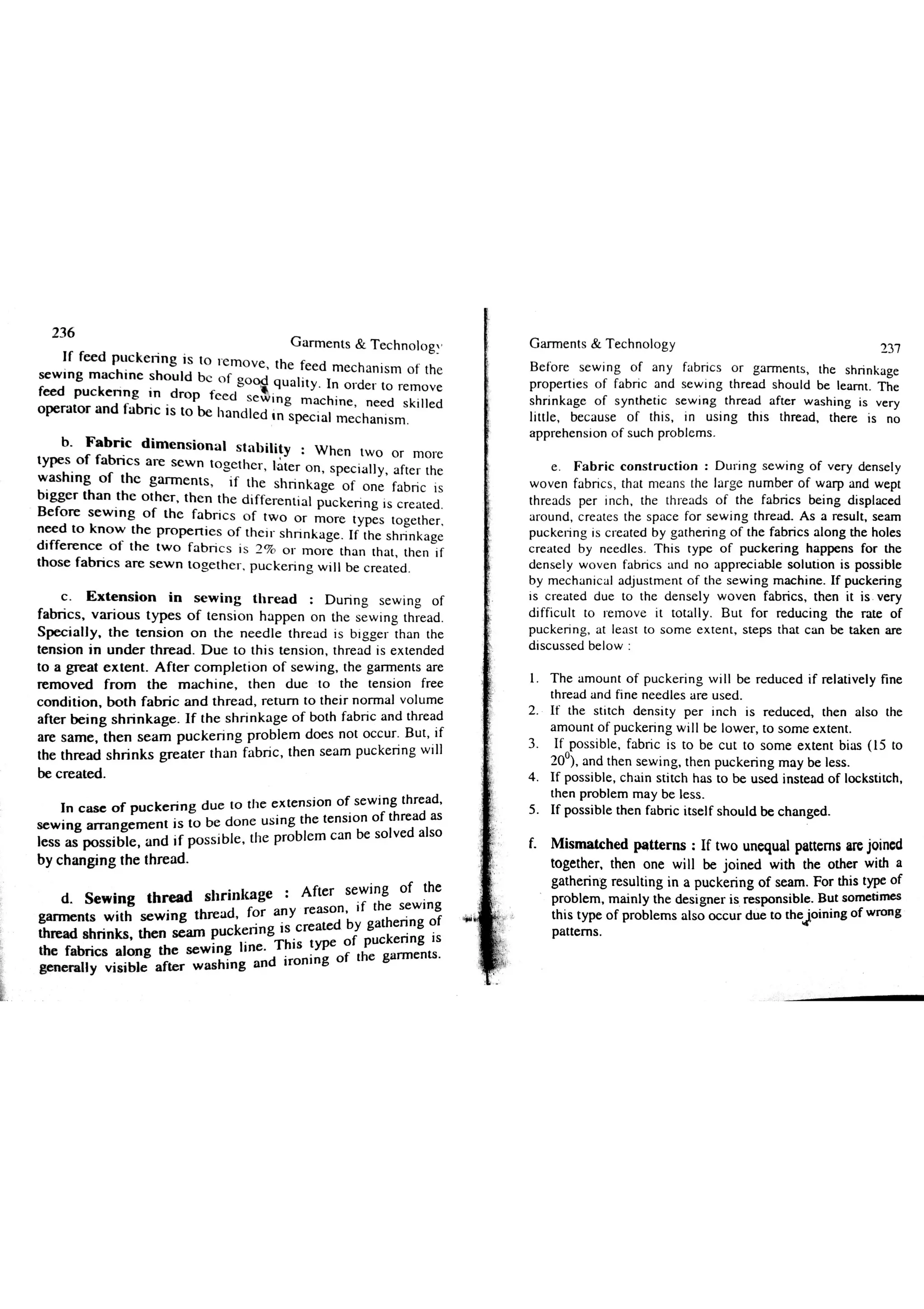 Garments & Technology