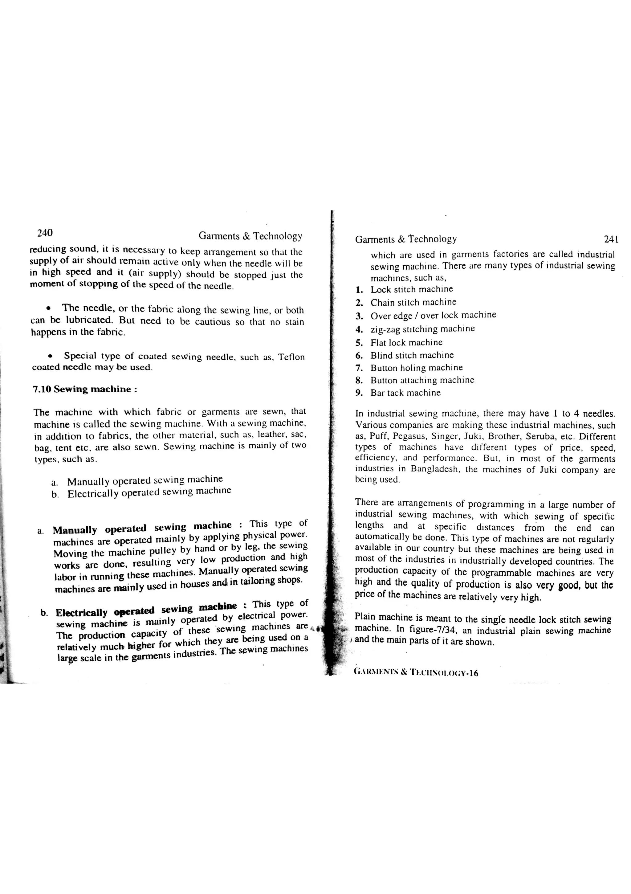 Garments & Technology