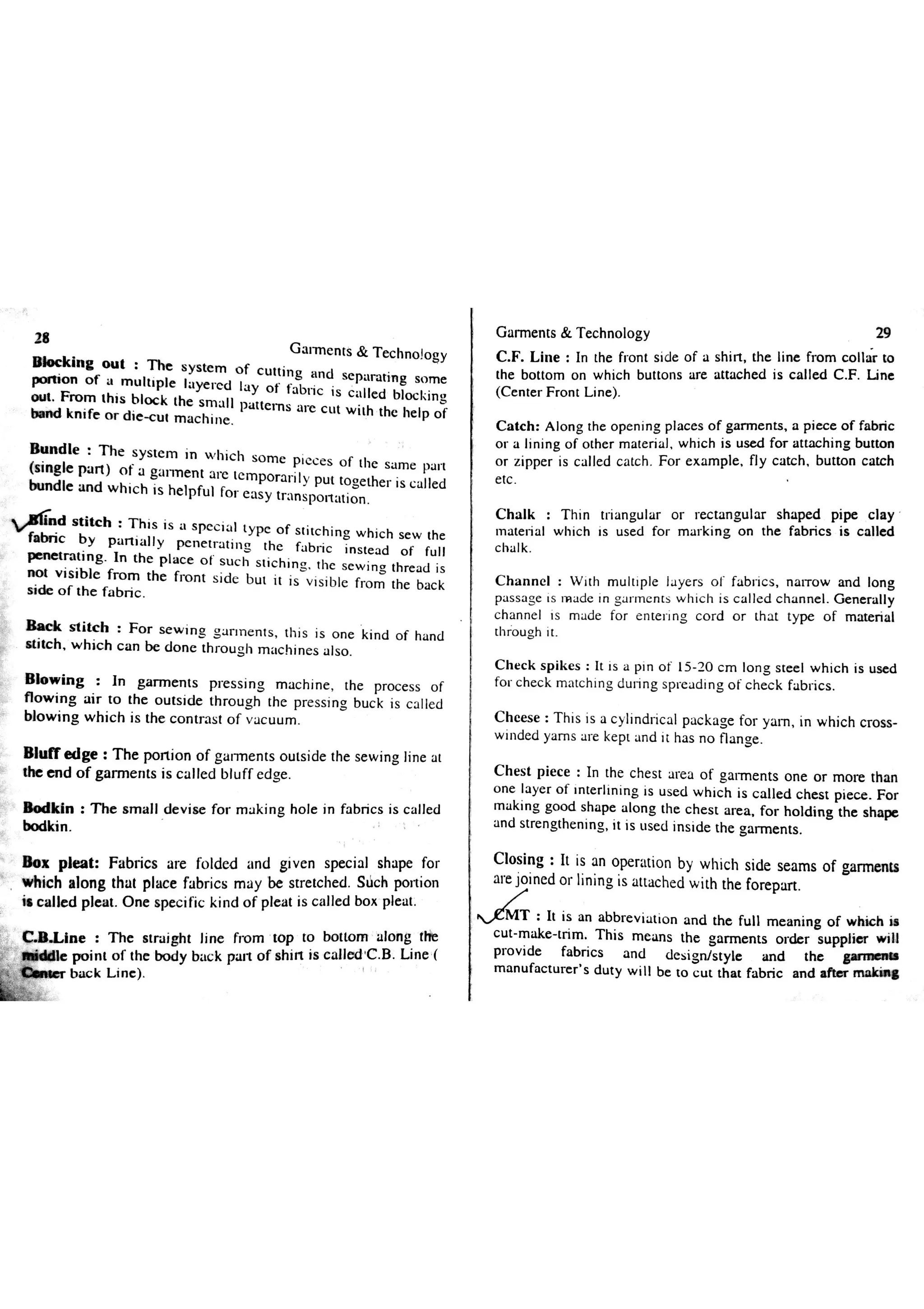 Garments & Technology