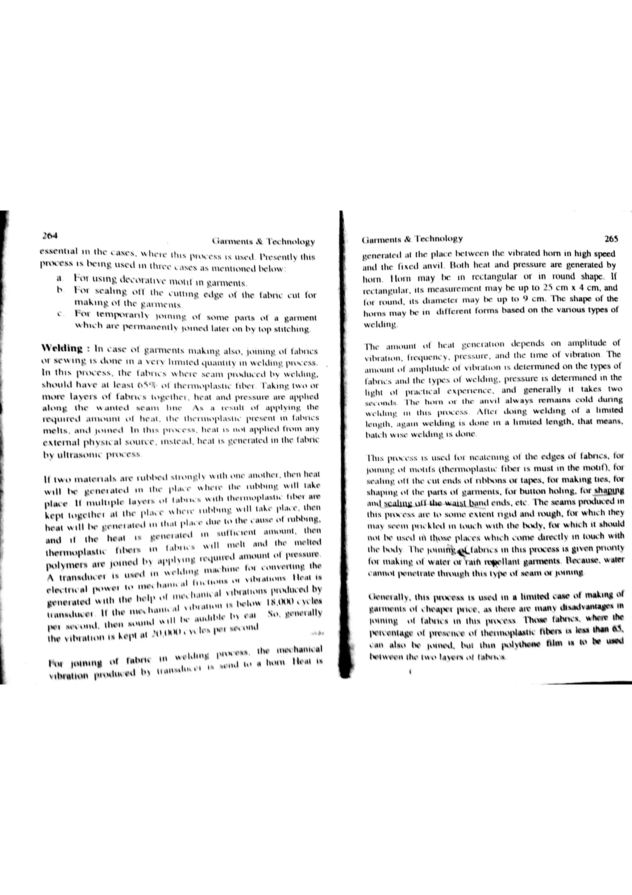 Garments & Technology