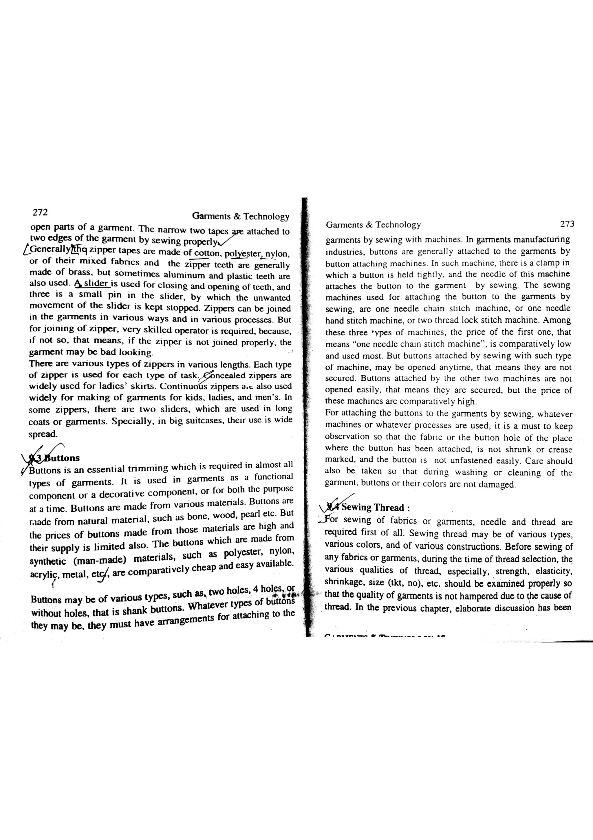 Garments & Technology