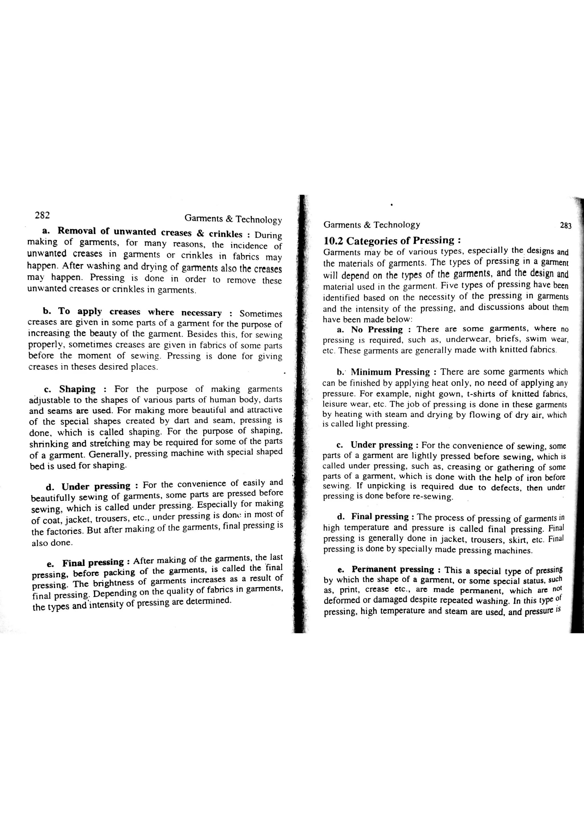 Garments & Technology