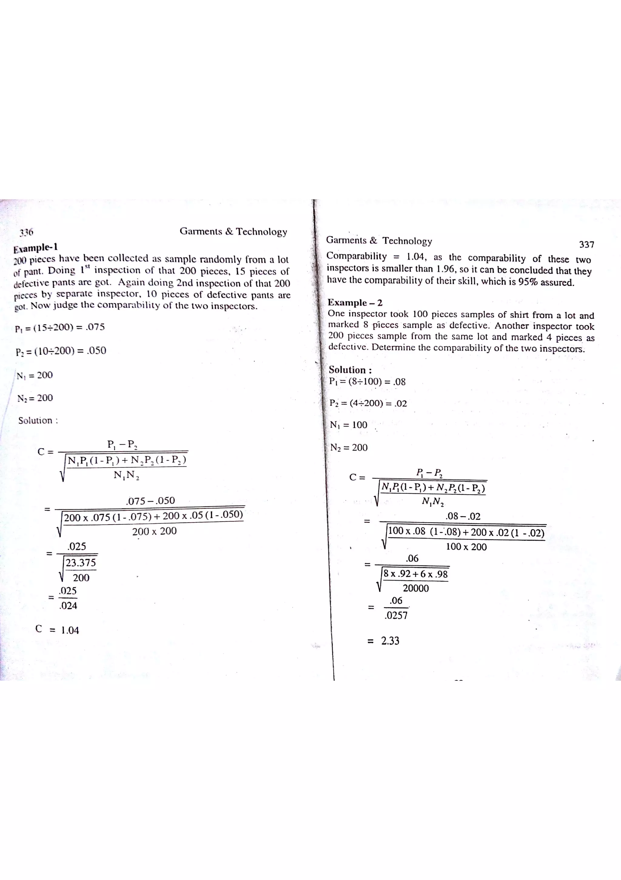 Garments & Technology