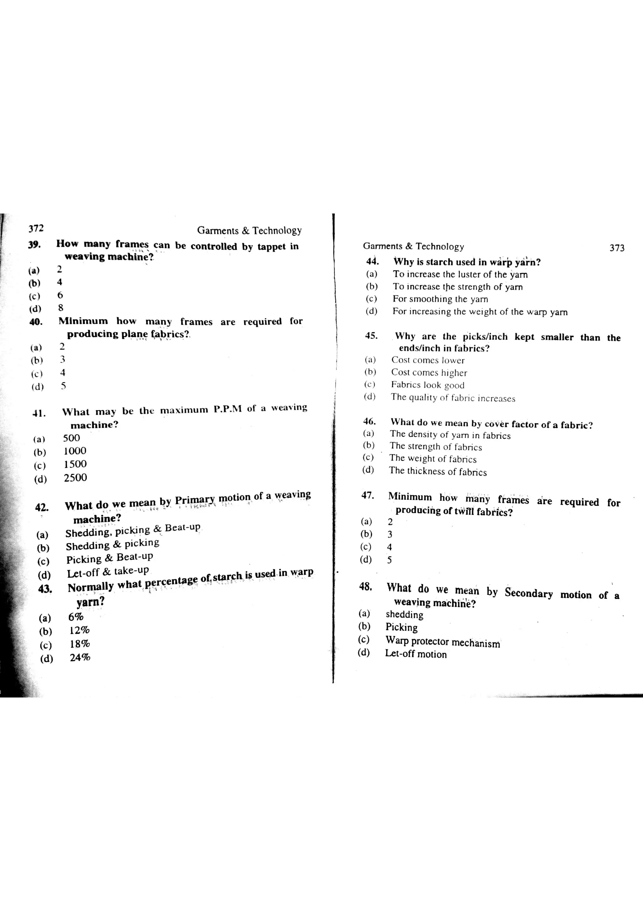 Garments & Technology