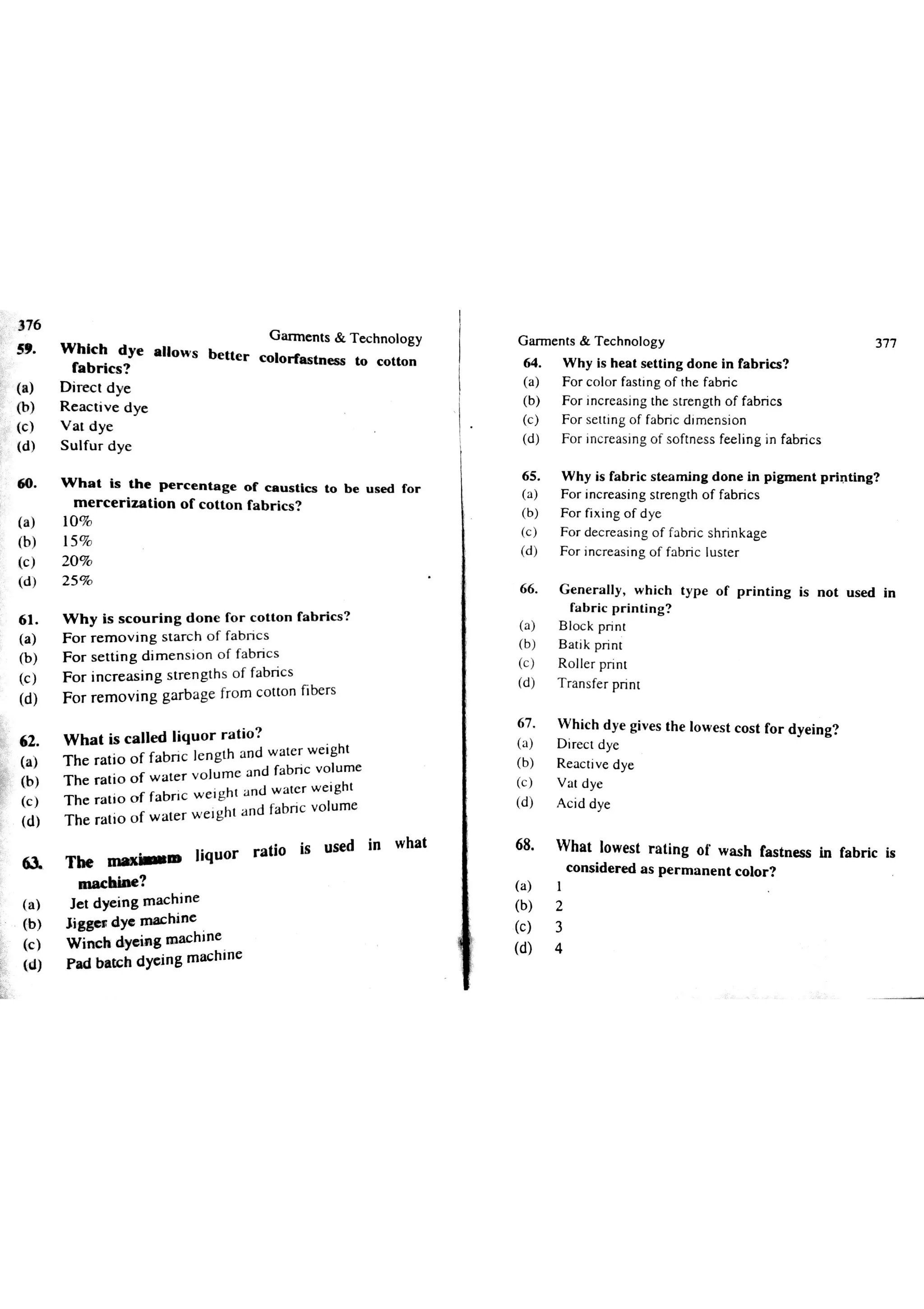 Garments & Technology