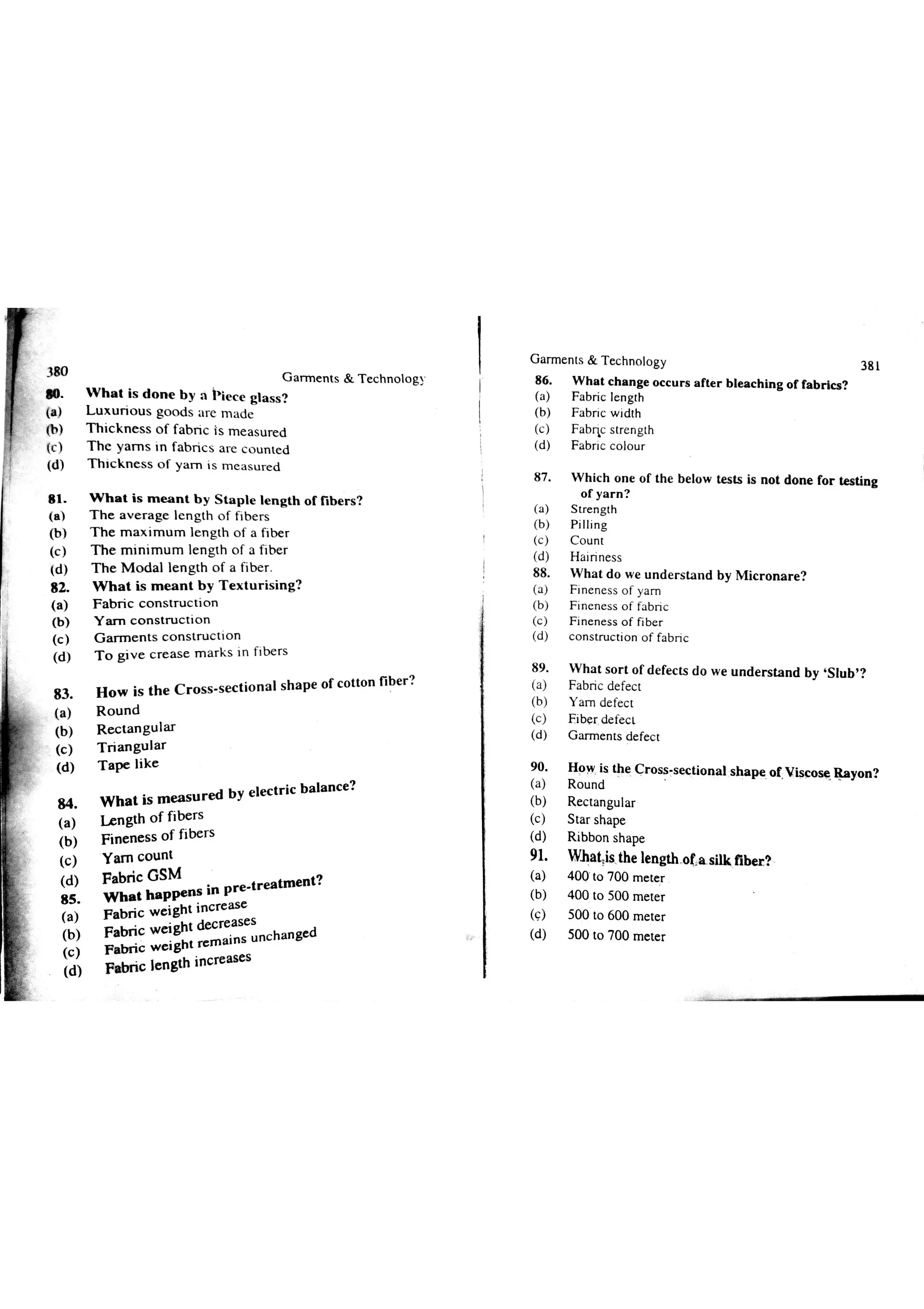 Garments & Technology