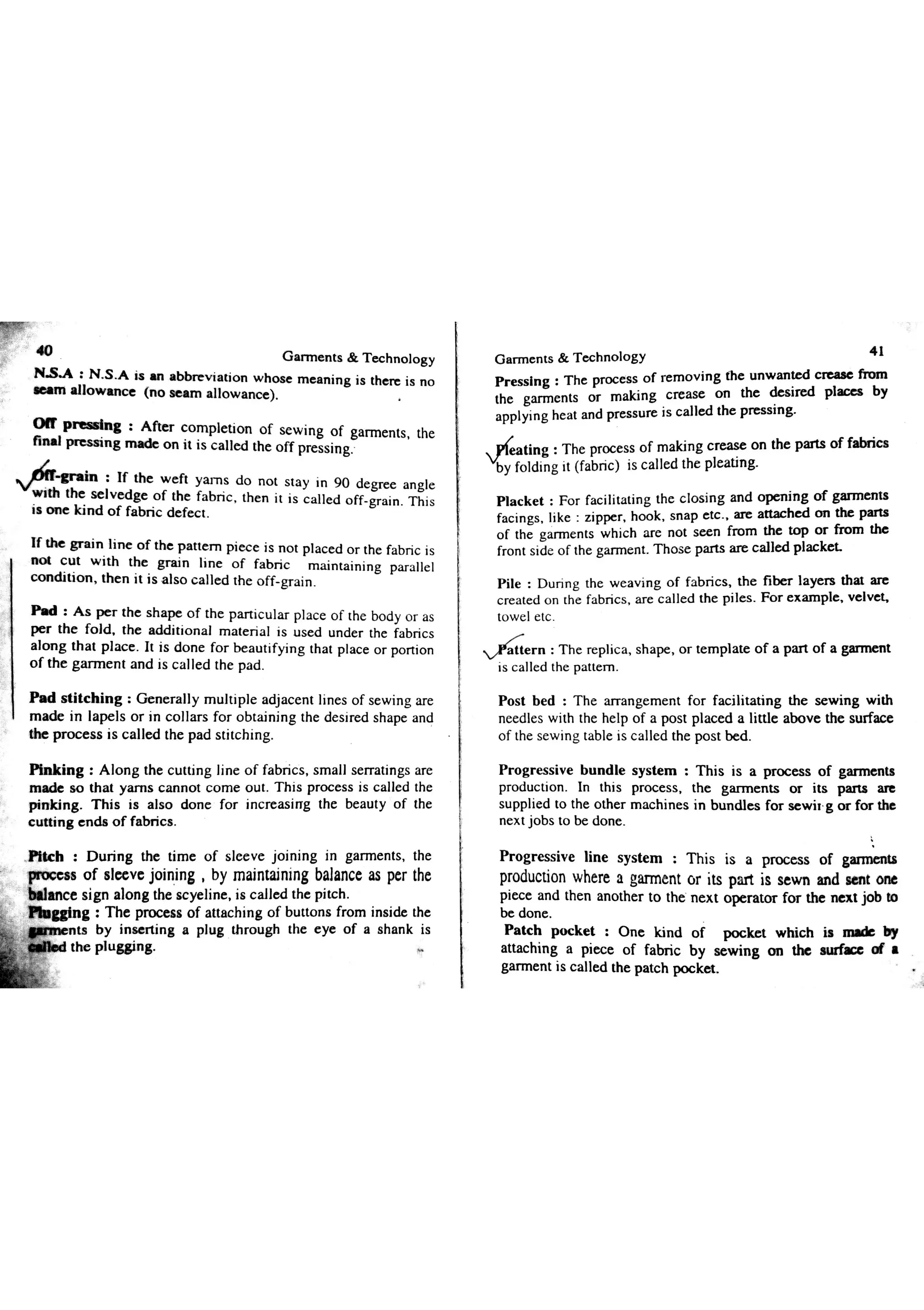 Garments & Technology